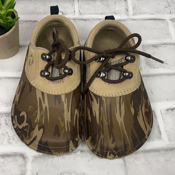 Crocs All Terrain Axle Leather Boat Shoes - Picture 2 of 9